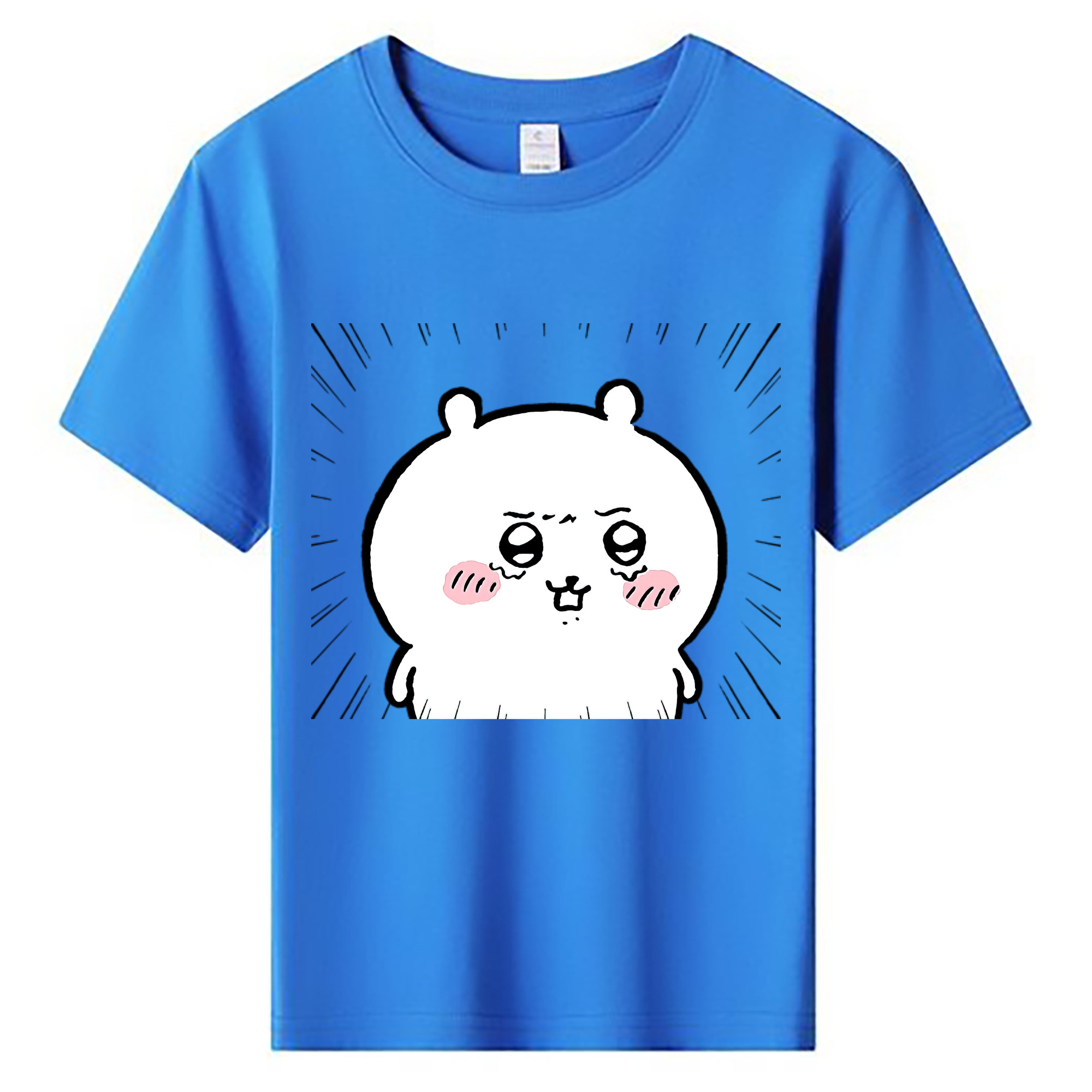 （画像用） ちいかわ ちいかわ Chii-kawa chiikawa 綿100％キッズTシャツ（フロントプリント）